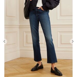 MOTHER Ankle Fray Hustler Jeans in Girl Crush